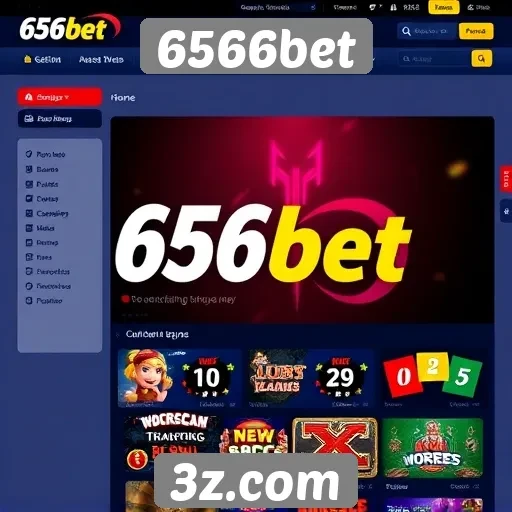 Avaliação da interface do usuário do site 6566bet